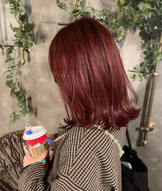 ミディアム 🦋透明感カラー /ケアブリーチ🦋のヘアスタイル