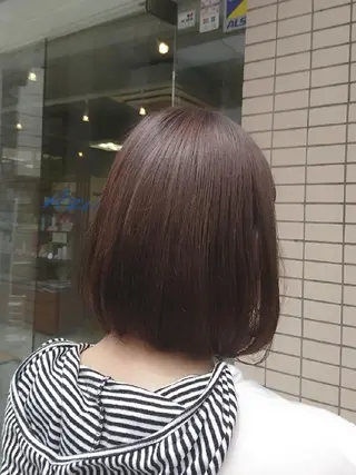 カラー ミディアム nagane sayakaのヘアスタイル