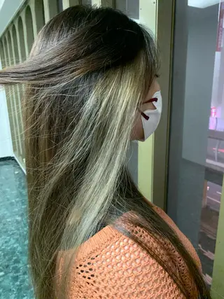 セミロング CECIL hair なんば店所属・メンズパーマ 艶髪☆店長☆有馬のヘアスタイル