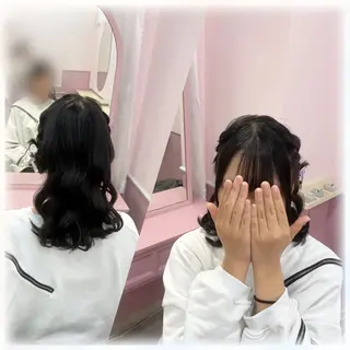 ヘアアレンジ 秋葉原コットン所属・ヘアセット 🤍AIRA🤍のヘアスタイル