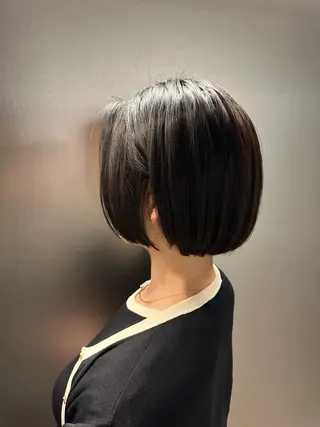 ショート ショート、ボブ 白髪ぼかし高橋潤一のヘアスタイル