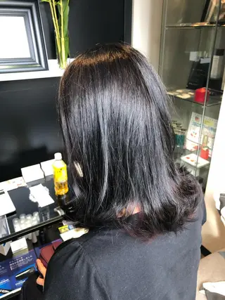 ミディアム カラー ハイライト/髪質改善 ans/黒木 和大のヘアスタイル
