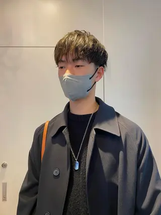 ショート メンズ おしゃれパーマ メンズ特化/みーまんのヘアスタイル