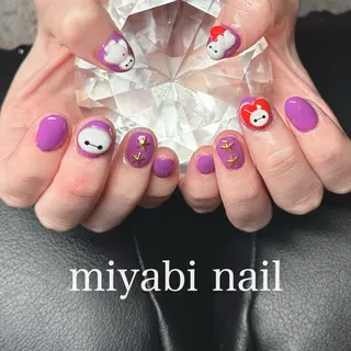 ネイル miyabi nail 桂川駅近くのネイルデザイン