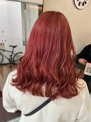 ミディアム カラー エクステ＆艶カラー 🎀YURINA🎀のヘアスタイル