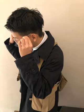 ショート パーマ メンズ ショートボブ💗 ヤマネシオリのヘアスタイル