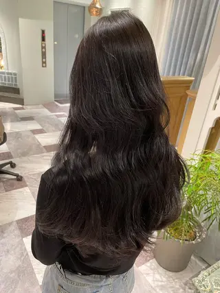 カラー 木屋元一/透明感 /前髪/韓国ヘアのヘアスタイル