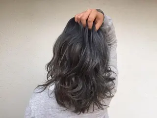 セミロング カラー パーマ ヘアアレンジ メンズ キッズ マツエク・マツパ Luela堅田所属・田中 裕士のヘアスタイル