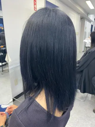 セミロング カラー ヘアアレンジ メンズ特化 水口湧太のヘアスタイル