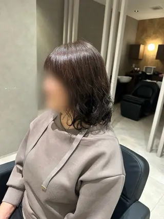 パーマ こくぶん ひよりのヘアスタイル