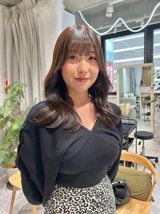 ロング カラー ヘアアレンジ トレンドlayer cut💐mihoのヘアスタイル