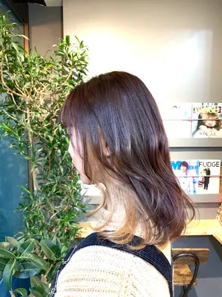 ロング カラー ヘアアレンジ 佐藤 実咲のヘアスタイル