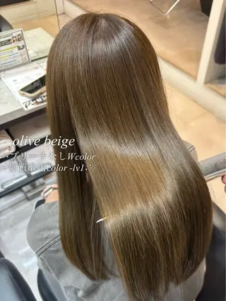 ロング カラー 透明感カラー🩰🤍 髪質改善🪄/伽音のヘアスタイル