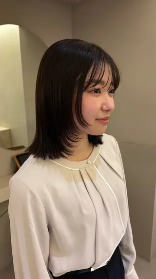 ミディアム サイトウ　ナミ /無料カットモデルのヘアスタイル