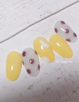 ネイル 北浦和 自爪育成ケアのネイルデザイン