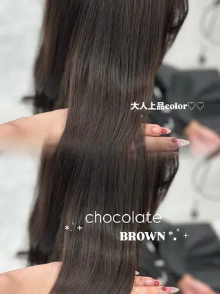 ロング カラー 上品モテヘア🩶 karen🩶のヘアスタイル
