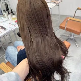 ロング カラー ヘアアレンジ ブリーチなしカラー /新百合ヶ丘/安形翔のヘアスタイル