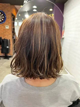 ミディアム カラー kimura yuyaのヘアスタイル