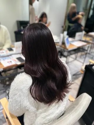 ロング カラー 艶カラー/マツエク 💖aika💖のヘアスタイル