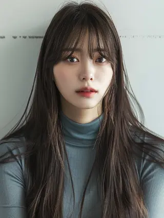 ロング 美髪改善・ストレート 🌿エクステ/カンジのヘアスタイル