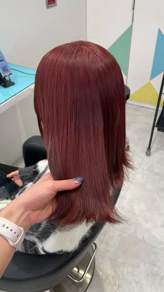 ロング カラー 中韓レイヤー/ ブラウン🤎はやとのヘアスタイル