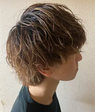 パーマ メンズ 大島 渓翔のヘアスタイル