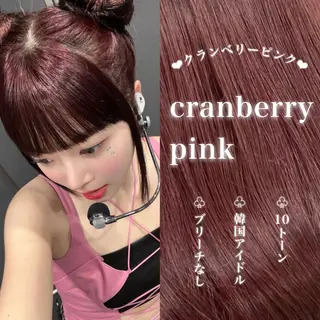 ロング カラー 韓国風艶髪🎀 暖色カラー🤍のヘアスタイル