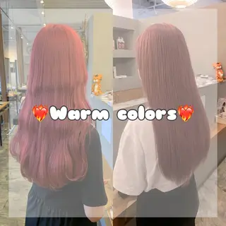 ロング カラー ハイトーン職人💗 松本輝美のヘアスタイル