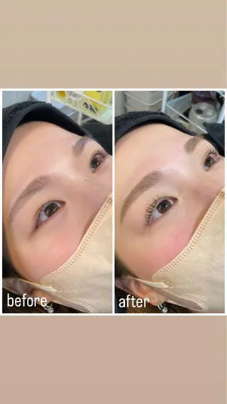 マツエク・マツパ アイブロウ 【Amber】 Kurumiのマツエク・マツパデザイン