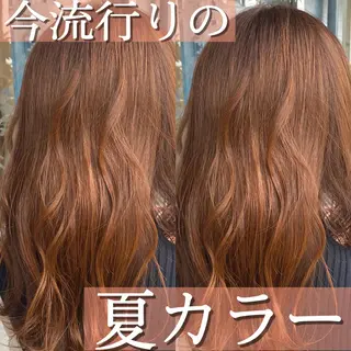 セミロング カラー 小嶋 秀明/ 本物の髪質改善⭐️のヘアスタイル