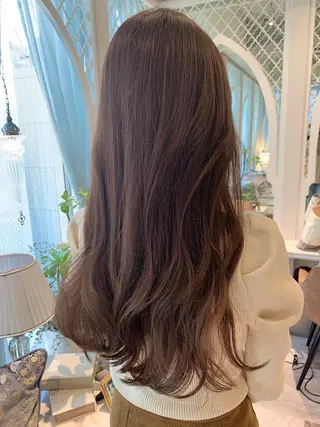 ロング カラー レイヤーカット/ 顔周り 五島巨幹のヘアスタイル