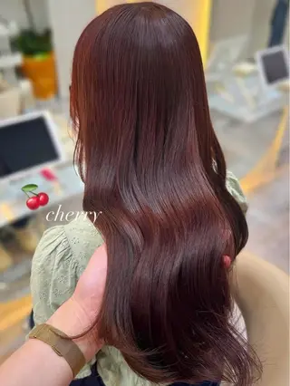 ロング カラー ゆうか♡⟡.· 韓国ヘアのヘアスタイル