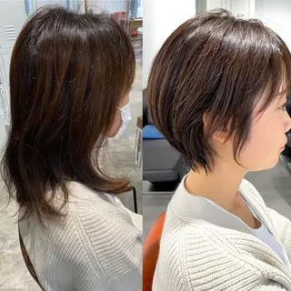 ショート ✨圧倒的満足度◎ 小顔美人ショート✨佃のヘアスタイル