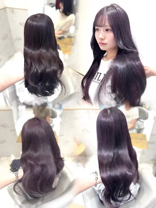 ロング カラー costes 今井芽依のヘアスタイル