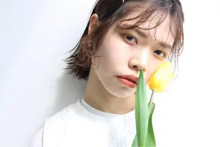 ミディアム 吉田 翔太のヘアスタイル