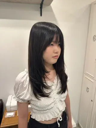 セミロング tiravento 南船場店所属・nana 韓国スタイル🇰🇷のヘアスタイル