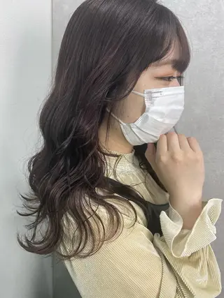 カラー 顔周り🇰🇷韓国 レイヤー/モエのヘアスタイル