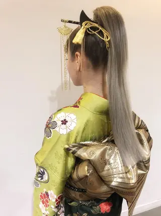 カラー ヘアアレンジ Hair mission【ヘアーミッション】心斎橋所属・エクステ／レイヤー 落合/心斎橋のヘアスタイル