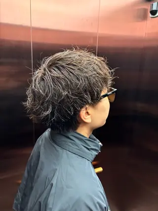 ショート パーマ メンズ 野田 聖輝のヘアスタイル