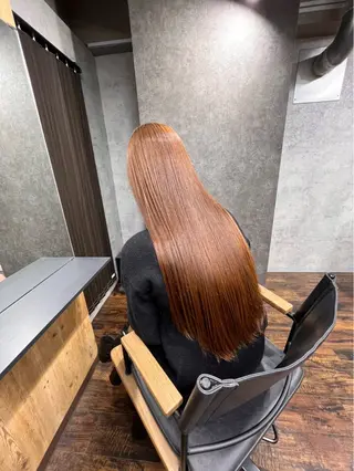 ロング カラー パーマ ヘアアレンジ foi. フォワ所属・🇰🇷韓国トレンド ヘア🇰🇷高田のヘアスタイル