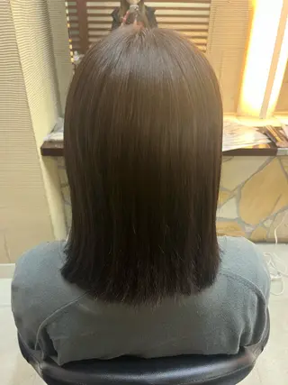 ミディアム クボタ ホノカのヘアスタイル