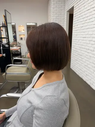 ショート DIFINOaoyama所属・🎧ayaka/ボブ /透明感カラー 🩵のヘアスタイル