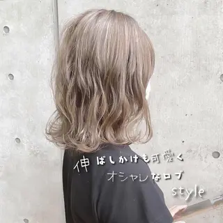 ミディアム カラー パーマ ヘアアレンジ キッズ ネイル マツエク・マツパ uno pulir所属・トップスタイリスト 永尾拓也のヘアスタイル