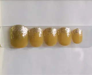 セミロング ネイル 長さ出し専門 nynaのネイルデザイン