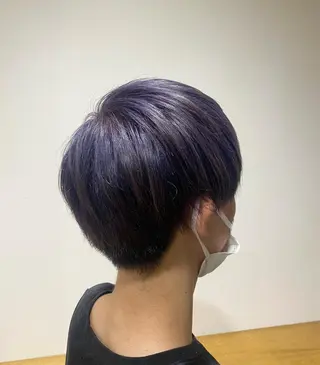 カラー メンズ 森田翔斗 顔周りレイヤーのヘアスタイル