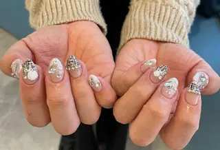 ミディアム LICO HAIR&RELAXATION所属・mimin. by felimoのネイルデザイン