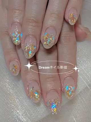 ネイル ネイリストゆか💅 長さだし、深爪矯正のネイルデザイン