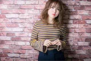 セミロング カラー パーマ ヘアアレンジ ベリショディレクター 小野 健太郎のヘアスタイル