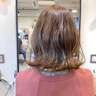 ミディアム カラー ヘアアレンジ 【ダメージレス施術】 【透明感】北村 拓也のヘアスタイル