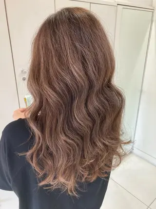 ロング カラー 永井 大希のヘアスタイル